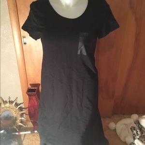 Gap black T-shirt dress.